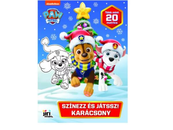 Színezz és játssz! - Mancs Őrjárat! - Karácsony