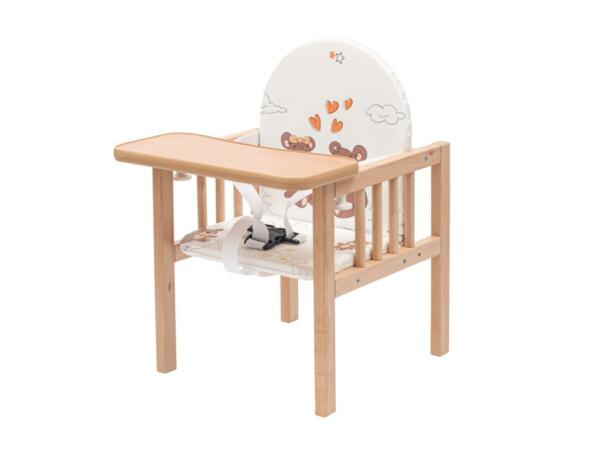 Bükkfa etetőszék New Baby Victory természetes Macik 2 - Image 4