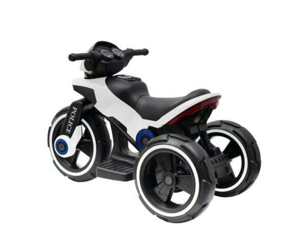 Gyermek elektromos motor Baby Mix POLICE fehér - Image 3