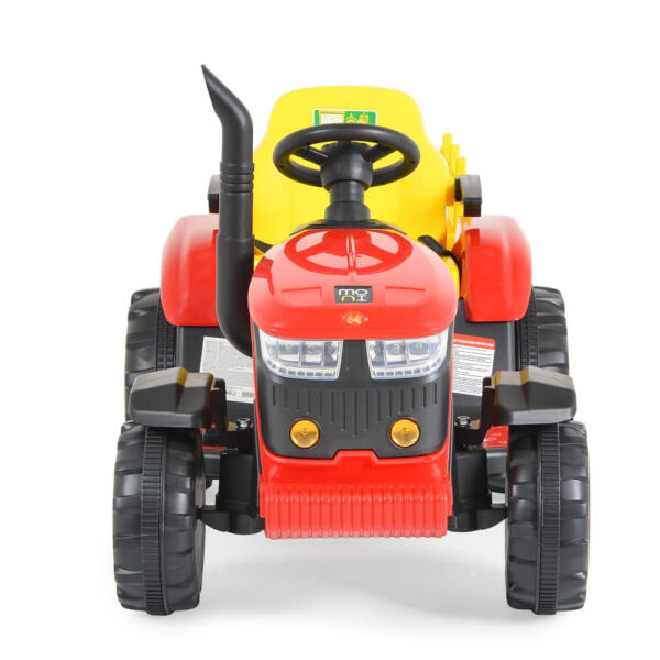 MONI BO rancher elektromos traktor utánfutóval piros/sárga - Image 3